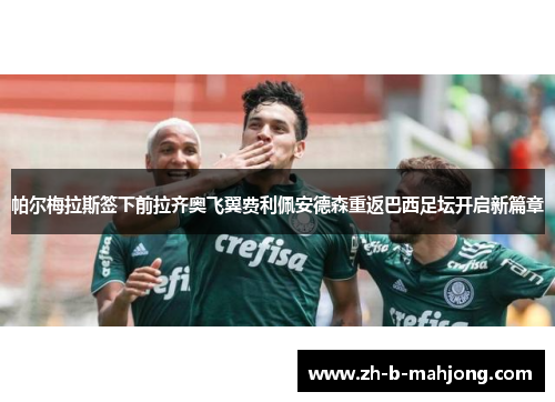 帕尔梅拉斯签下前拉齐奥飞翼费利佩安德森重返巴西足坛开启新篇章 帕尔梅拉斯签下前拉齐奥飞翼费利佩安德森重返巴西足坛开启新篇章